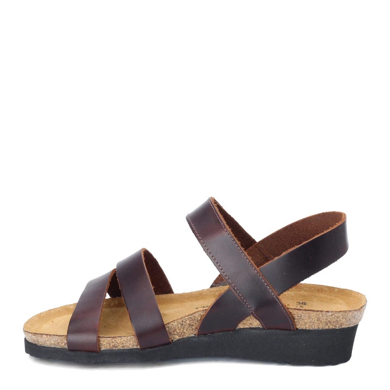 NAOT Kayla Women's Sandals â€“ 3-Strap Support with Backstrap, Cork-Latex Footbed, Arch Support â€“ Comfortable for All-Day Walking Buffalo Leather 10-10.5 N-M US - Image 5